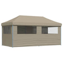 Festtelt Pop-Up Gråbrun 580 x 292 x 315 cm Oxford stof