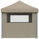 Festtelt Pop-Up Gråbrun 580 x 292 x 315 cm Oxford stof