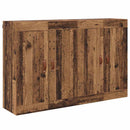 Væghængt skab Vægmonteret 2 pcs Gammelt træ 69,5 x 34 x 90 cm