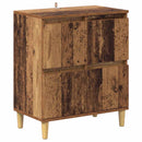 Sideboards 3 pcs Gammelt træ 60 x 35 x 70 cm Konstrueret træ