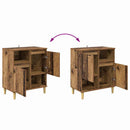 Sideboards 3 pcs Gammelt træ 60 x 35 x 70 cm Konstrueret træ