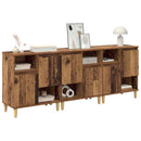 Sideboards 3 pcs Gammelt træ 60 x 35 x 70 cm Konstrueret træ