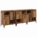 Sideboards 3 pcs Gammelt træ 60 x 35 x 70 cm Konstrueret træ