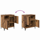 Sideboards 3 pcs Gammelt træ 60 x 35 x 70 cm Konstrueret træ