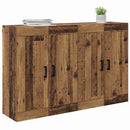 Væghængt skab Vægmonteret 2 pcs Gammelt træ 69,5 x 34 x 90 cm