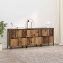 Sideboards 3 pcs Gammelt træ 60 x 35 x 70 cm Konstrueret træ
