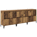 Sideboards 3 pcs Gammelt træ 60 x 35 x 70 cm Konstrueret træ