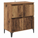 Sideboards 3 pcs Gammelt træ 60 x 35 x 70 cm Konstrueret træ