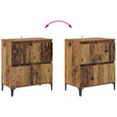 Sideboards 3 pcs Gammelt træ 60 x 35 x 70 cm Konstrueret træ