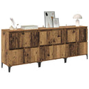 Sideboards 3 pcs Gammelt træ 60 x 35 x 70 cm Konstrueret træ