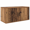 Væghængt TV-skab sæt 2 pcs Gammelt træ 80 x 34,5 x 40 cm