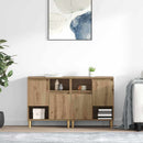 Sideboards 2 pcs Artisan Egetræ 60 x 35 x 70 cm Konstrueret træ
