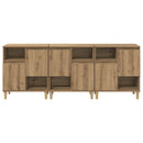 Sideboards 3 stk. Artisan Egetræ 60 x 35 x 70 cm