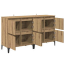 Sideboards 2 pcs Artisan Egetræ 60 x 35 x 70 cm Konstrueret træ