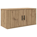 Væghængt TV-skab sæt 3 pcs Artisan Egetræ 80 x 34,5 x 40 cm