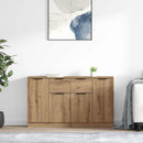 Sideboards 2 pcs Artisan Egetræ 60 x 30 x 70 cm Konstrueret træ