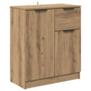 Sideboards 2 pcs Artisan Egetræ 60 x 30 x 70 cm Konstrueret træ