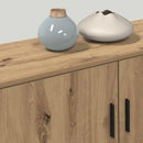 Væghængt TV-skab sæt 3 pcs Artisan Egetræ 100 x 34,5 x 40 cm