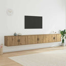 Væghængt TV-skab sæt 3 pcs Artisan Egetræ 100 x 34,5 x 40 cm