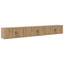 Væghængt TV-skab sæt 3 pcs Artisan Egetræ 100 x 34,5 x 40 cm