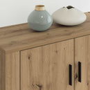 Væghængt TV-skab sæt 2 pcs Artisan Egetræ 80 x 34,5 x 40 cm