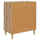 Sideboards 2 pcs Artisan Egetræ 60 x 35 x 70 cm Konstrueret træ