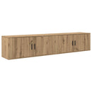 Væghængt TV-skab sæt 2 pcs Artisan Egetræ 100 x 34,5 x 40 cm