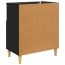 Sideboards 2 pcs Sort eg 60 x 35 x 70 cm Konstrueret træ