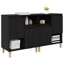 Sideboards 2 pcs Sort eg 60 x 35 x 70 cm Konstrueret træ