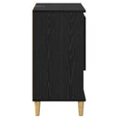 Sideboards 2 pcs Sort eg 60 x 35 x 70 cm Konstrueret træ