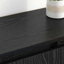 Sideboards 2 pcs Sort eg 60 x 35 x 70 cm Konstrueret træ