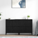 Sideboards 2 pcs Sort eg 60 x 35 x 70 cm Konstrueret træ