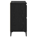 Sideboards 2 pcs Sort eg 60 x 35 x 70 cm Konstrueret træ