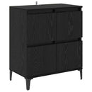 Sideboards 3 stk. Sort eg 60 x 35 x 70 cm Konstrueret træ