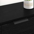 Sideboards 2 pcs Sort eg 60 x 30 x 70 cm Konstrueret træ