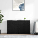 Sideboards 2 pcs Sort eg 60 x 30 x 70 cm Konstrueret træ