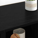 Sideboards 2 pcs Sort eg 60 x 35 x 70 cm Konstrueret træ