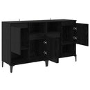 Sideboards 2 pcs Sort eg 60 x 35 x 70 cm Konstrueret træ
