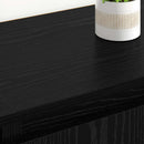 Sideboards 2 pcs Sort eg 60 x 35 x 70 cm Konstrueret træ