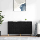 Sideboards 2 pcs Sort eg 60 x 35 x 70 cm Konstrueret træ