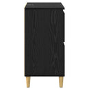 Sideboards 2 pcs Sort eg 60 x 35 x 70 cm Konstrueret træ