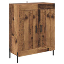 Highboard 2 pcs Gammelt træ Konstrueret træ