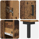 Highboard Gammelt træ 34,5 x 34 x 180 cm Konstrueret træ