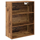 Highboard med skuffe 2 pcs Gammelt træ Konstrueret træ