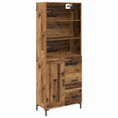 Highboard Gammelt træ 69,5 x 34 x 180 cm Konstrueret træ