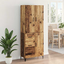 Highboard Gammelt træ 69,5 x 34 x 180 cm Konstrueret træ