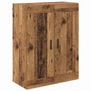 Highboard med skuffe 2 pcs Gammelt træ Konstrueret træ