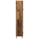 Highboard med skuffe 2 pcs Gammelt træ Konstrueret træ