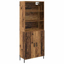 Highboard Gammelt træ 69,5 x 32,5 x 180 cm Konstrueret træ