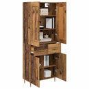Highboard Gammelt træ 69,5 x 34 x 180 cm Konstrueret træ